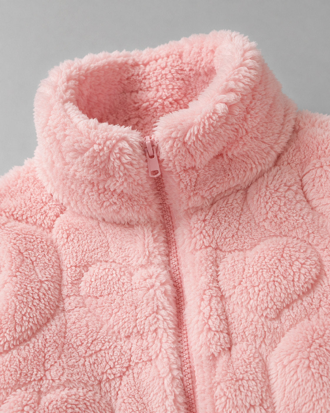 Fleece High Neck Zip Jacket