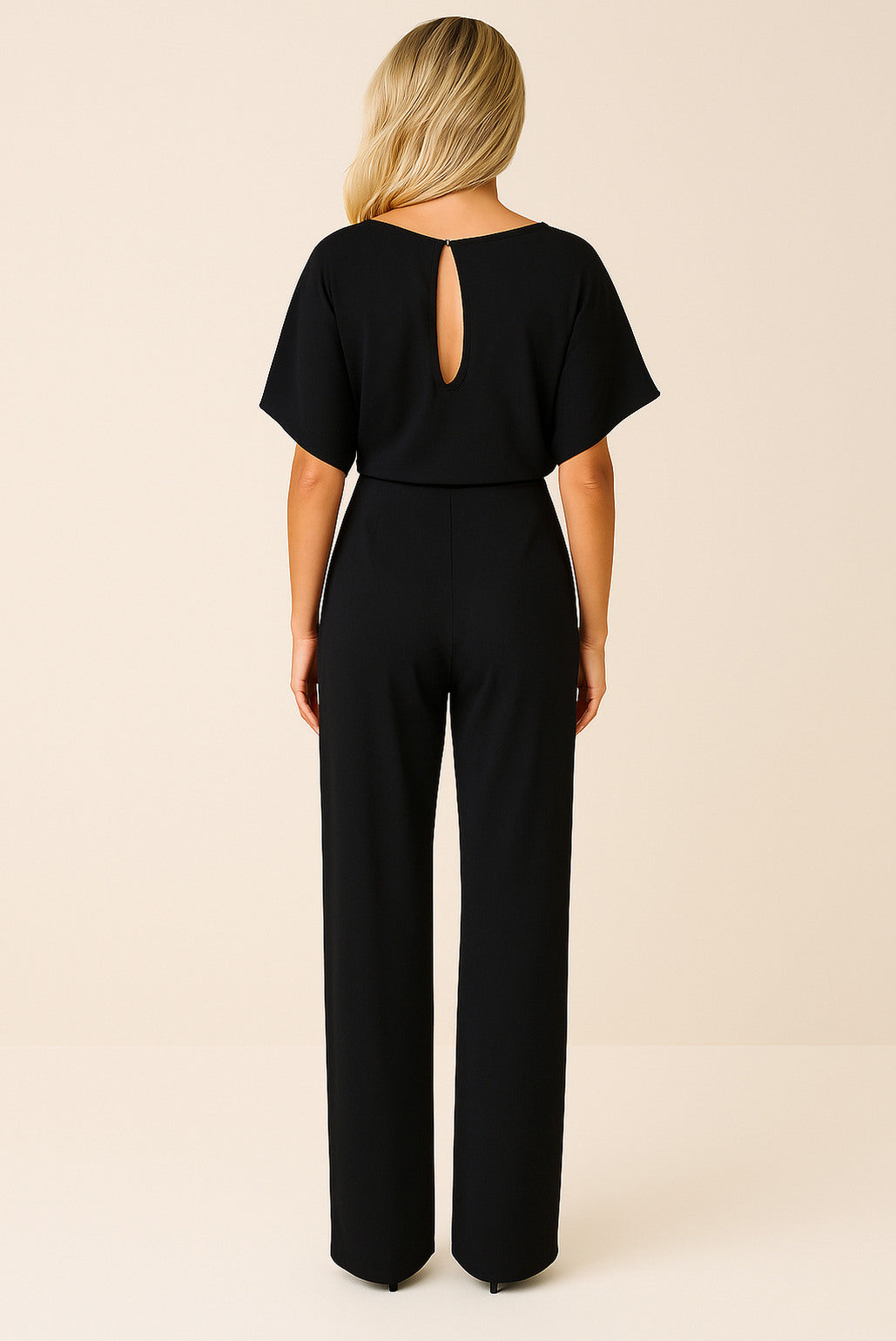 Tie Waist Wide Leg Jumpsuit