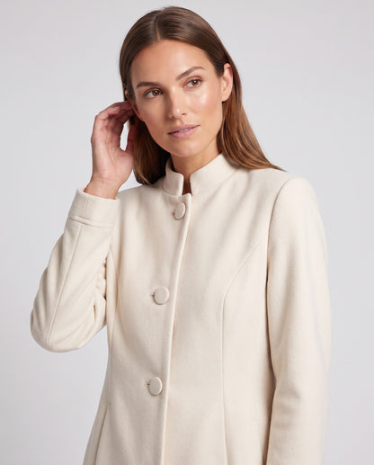 A-Line Button Front Coat