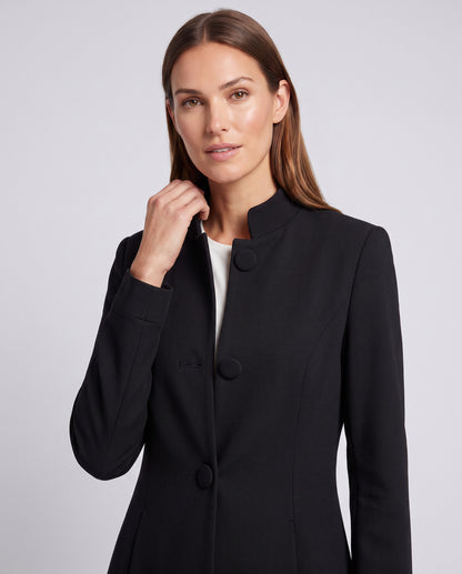 A-Line Button Front Coat