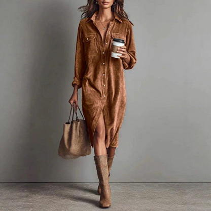 Button Front Shirt Dress