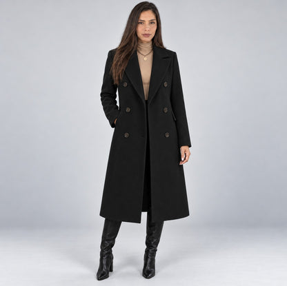 Double Breasted Midi Coat