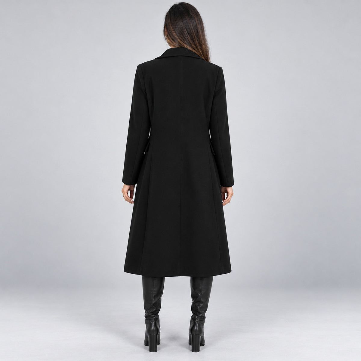 Double Breasted Midi Coat