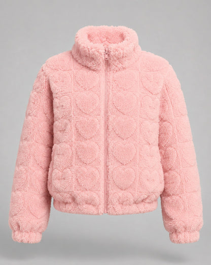 Fleece High Neck Zip Jacket