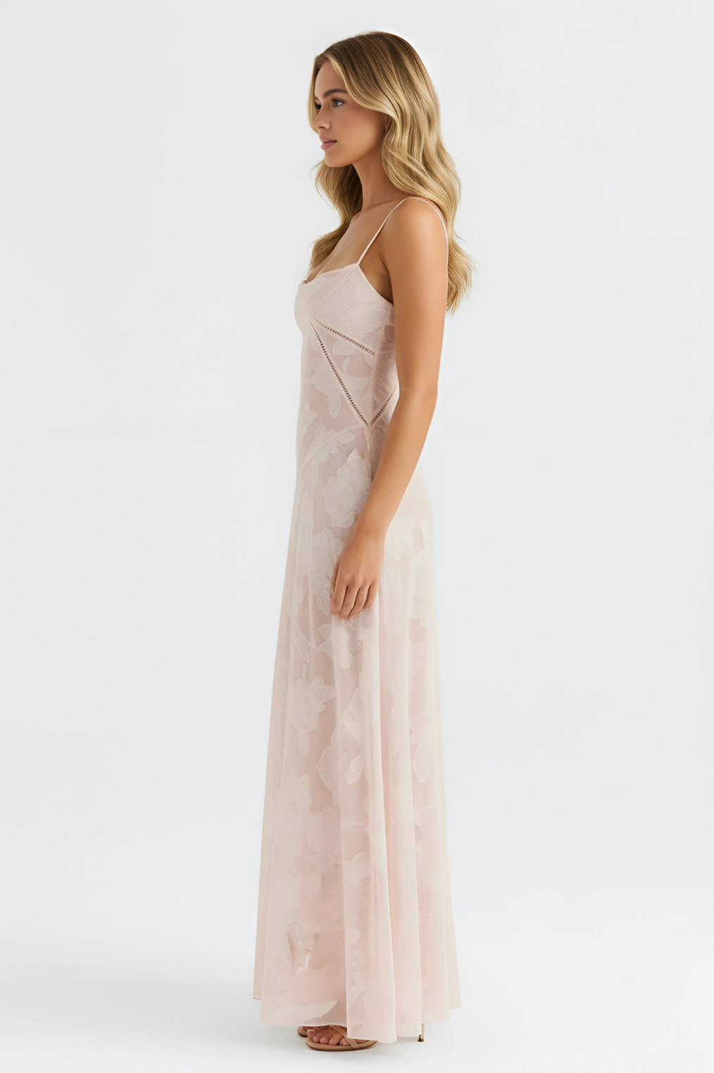 Floral Corset Maxi Dress