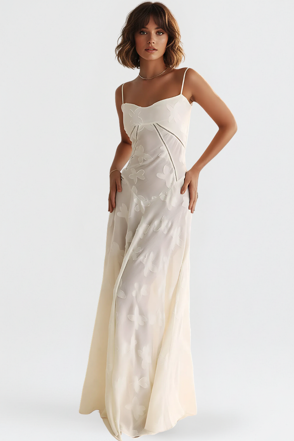Floral Corset Maxi Dress