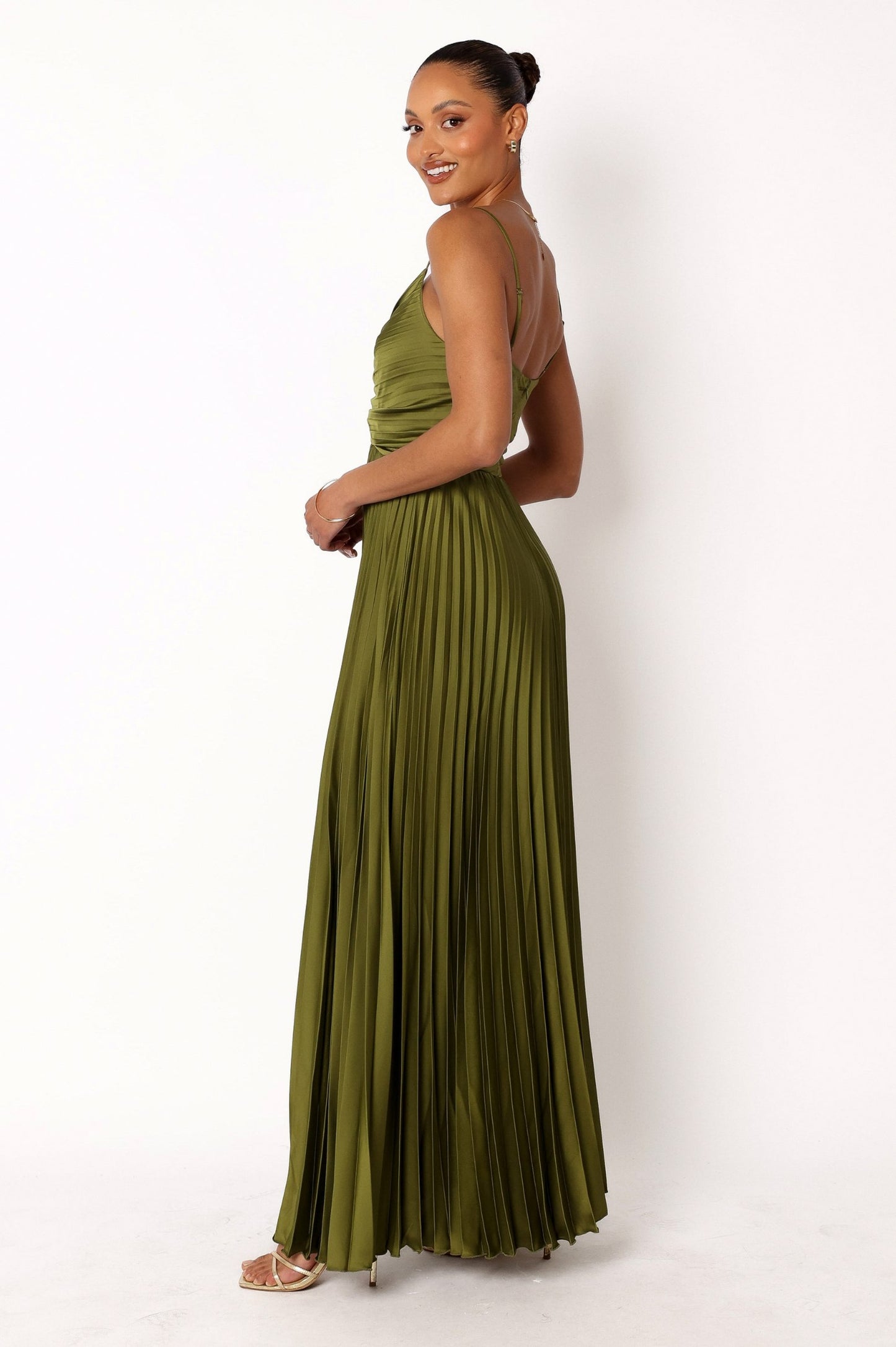 Satin Sweetheart Maxi Dress