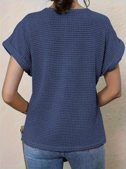 Knit Crochet Panel Top