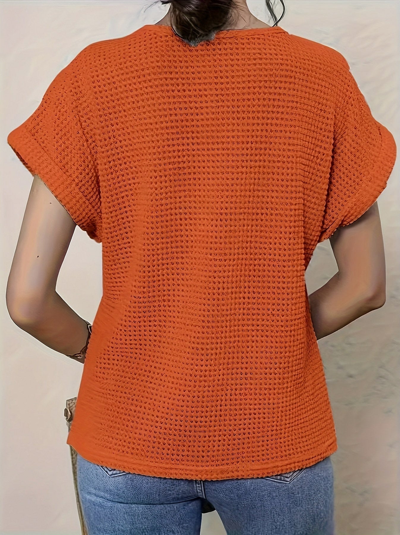 Knit Crochet Panel Top
