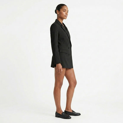 Long Sleeve Double Breasted Blazer Dress