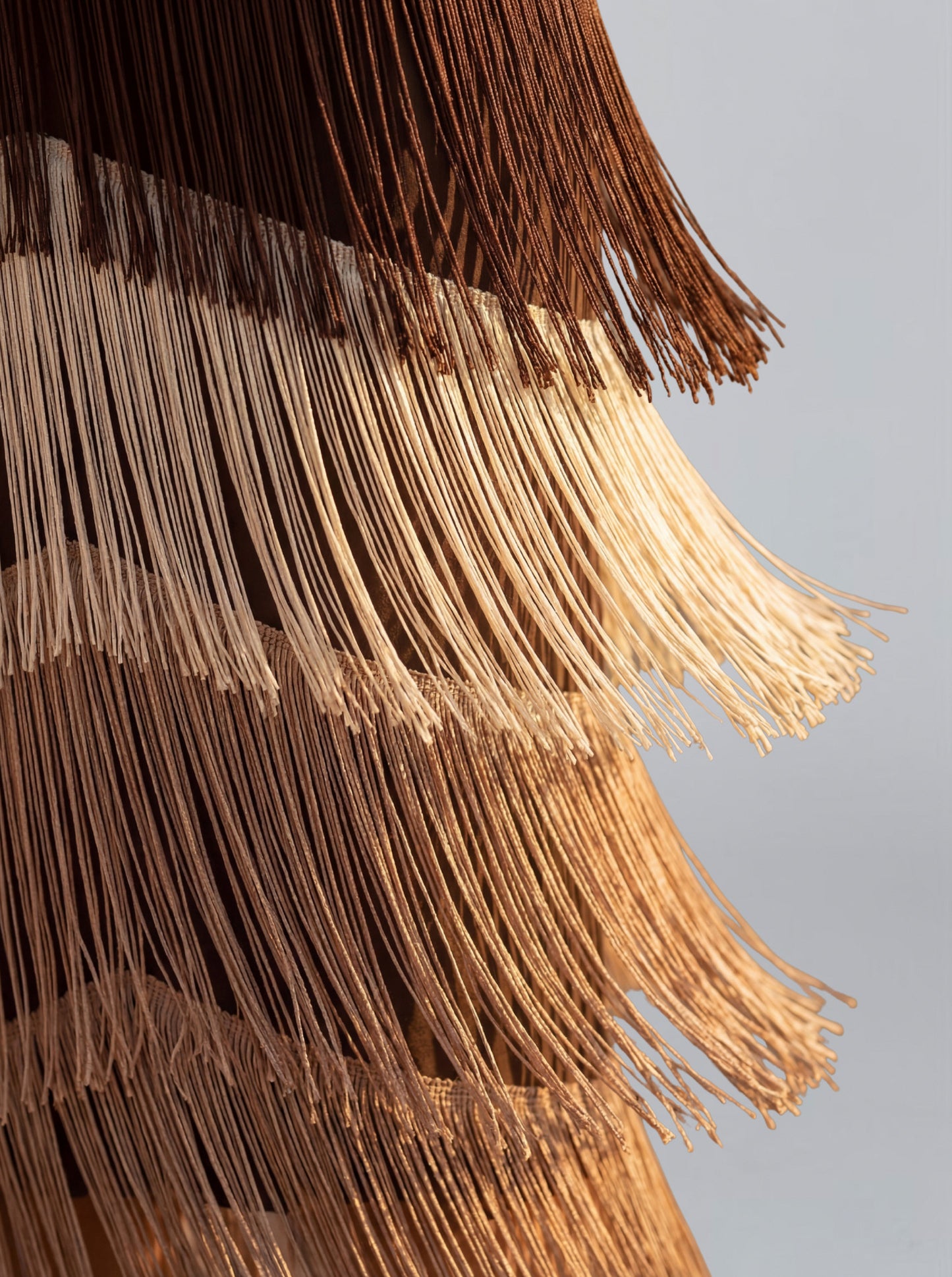 Puff Sleeve Fringe Midi Dress