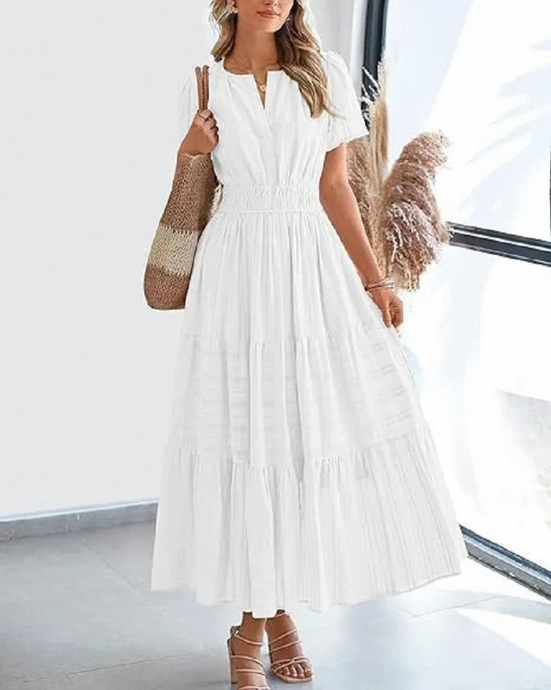 Smocked Tiered Maxi Dress