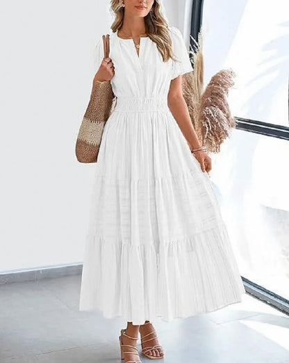 Smocked Tiered Maxi Dress