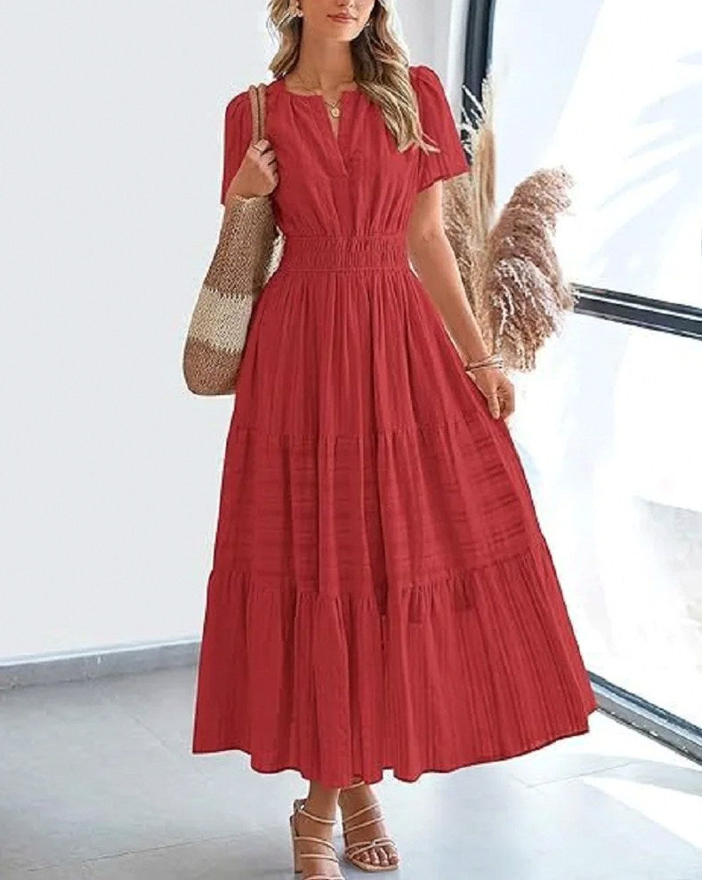 Smocked Tiered Maxi Dress