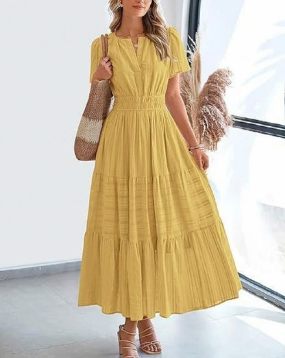 Smocked Tiered Maxi Dress
