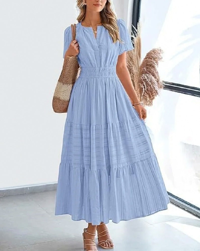 Smocked Tiered Maxi Dress