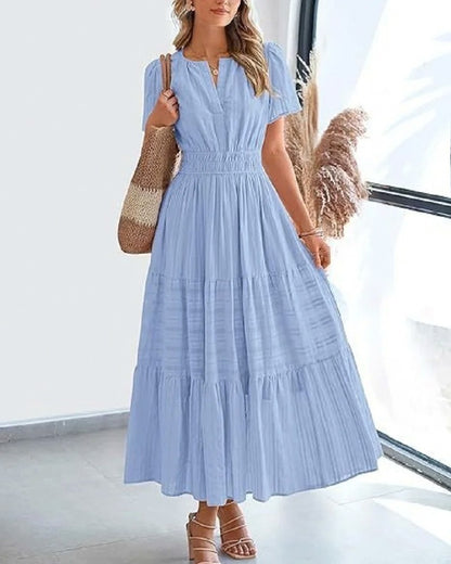 Smocked Tiered Maxi Dress