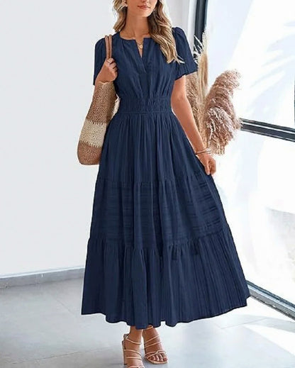 Smocked Tiered Maxi Dress