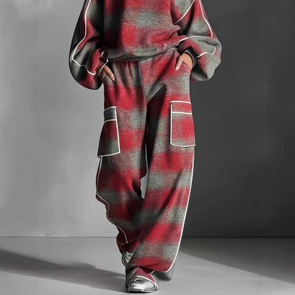 Striped Knit Lounge Set