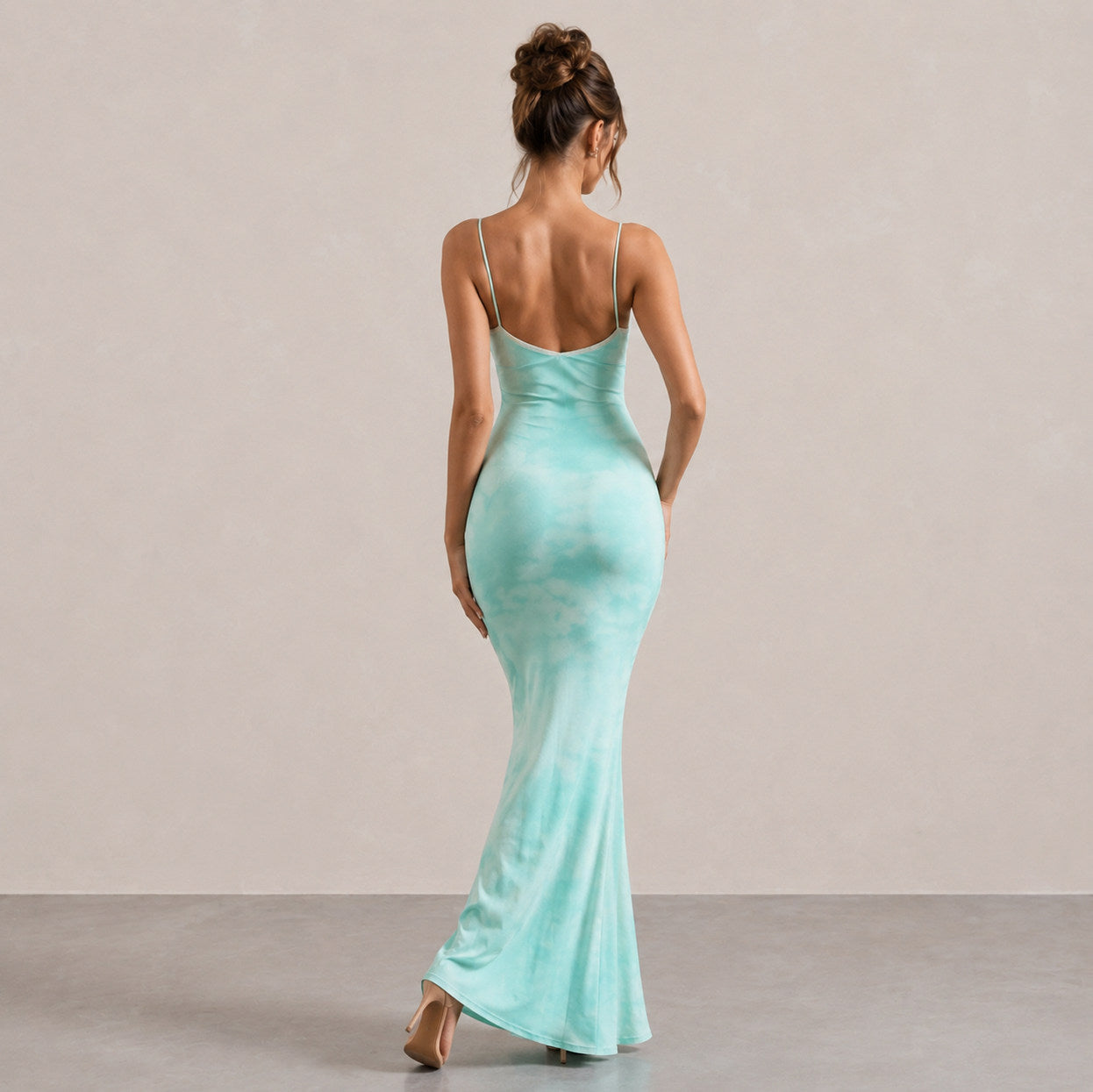 Tie Front Bustier Maxi Dress