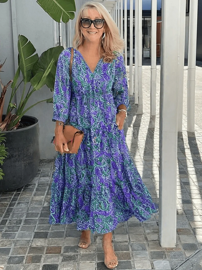 Floral Tiered Maxi Dress